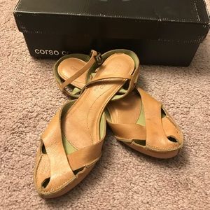 Corso Como flat leather sandals